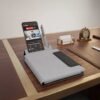 A5 PU Portfolio with Pen with custom logo – view 4