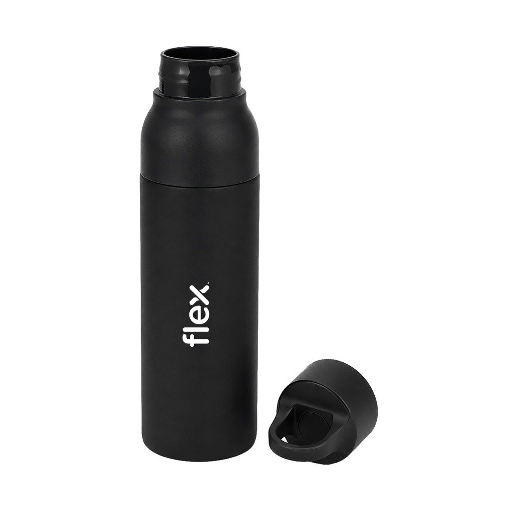 Double Wall Bottle with Push Lid 550 ml - Image 4