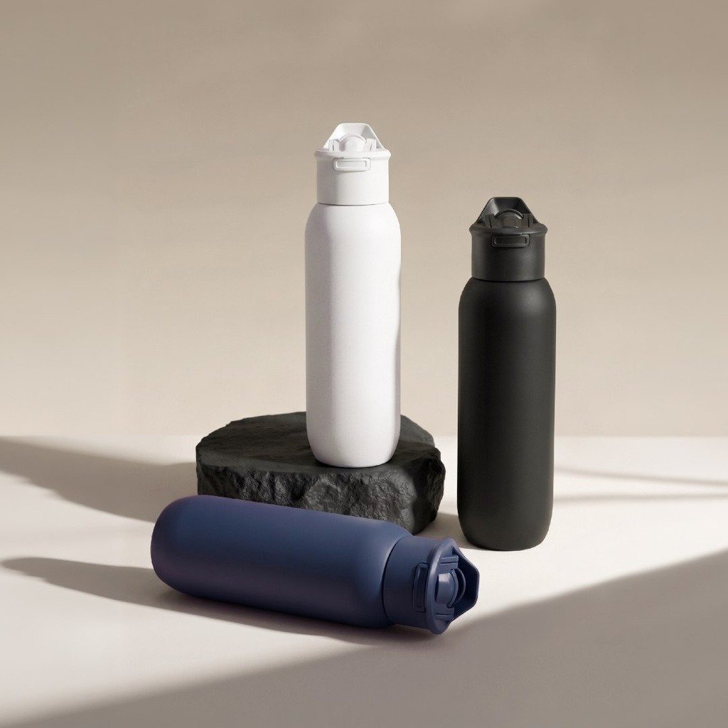 Double Wall Bottle with Straw 600 ml - Image 4