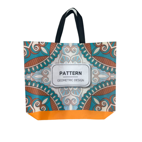 Geometric Canvas Tote Bag