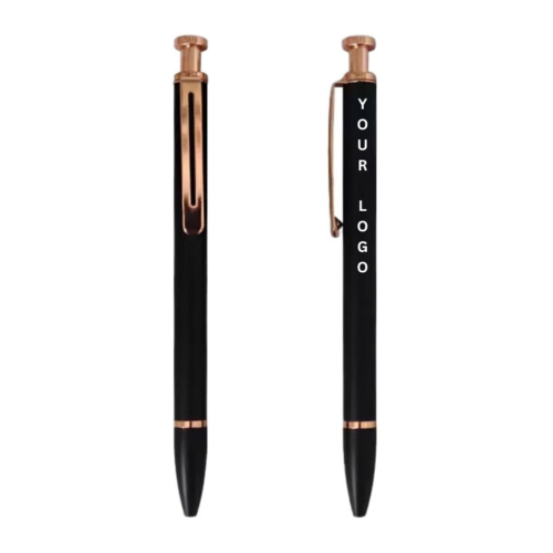Ballpoint Pen with Push Mechanism